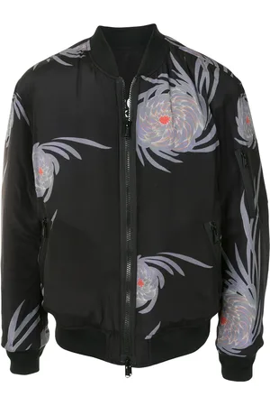 UNDERCOVER Veste bomber zippée à fleurs