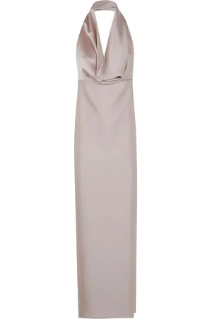 DRHOPE Robe longue à design drapé