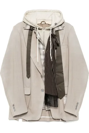 Maison Mihara Yasuhiro Blazer à design superposé