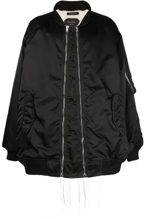 Nicolas Andreas Taralis Bomber zippée à coutures apparentes