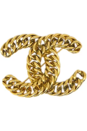 CHANEL Broche à logo CC (1990-2000)