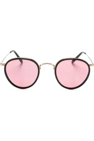 Oliver Peoples Lunettes de soleil teintées à monture ronde