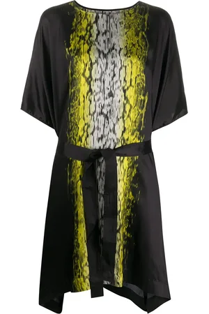 Rick Owens Robe imprimée mi-longue