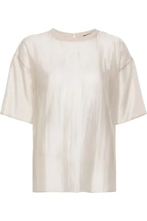 Styland T-shirt à effet de transparence