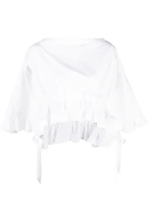 Comme des Garçons Blouse drapée à volants (années 2010)