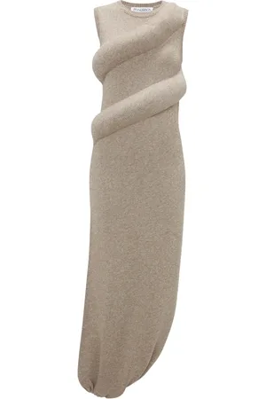 J.W.Anderson Robe longue à design matelassé