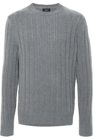 BRIONI Pull nervuré en cachemire