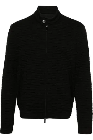 Emporio Armani Veste zippée à carreaux