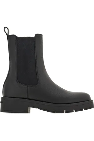 Salvatore Ferragamo Bottines chelsea en cuir