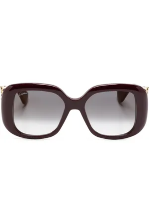 Cartier Lunettes de soleil Panthère à monture carrée