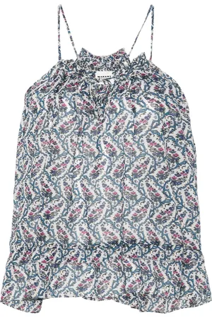 Marant Etoile Blouse sans manches Fabino à fleurs