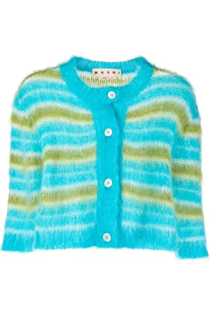Marni Cardigan rayé en mohair