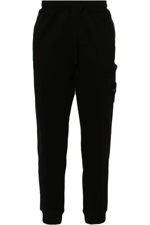 Stone Island Pantalon de jogging à patch logo