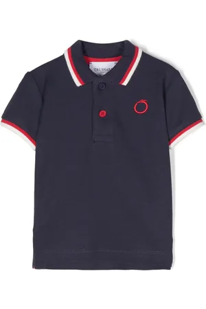 Trussardi Polo à logo brodé