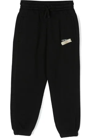 OFF-WHITE Pantalon de jogging en coton à logo imprimé