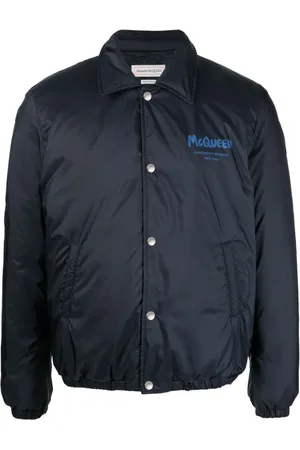 Alexander McQueen Veste bomber à logo imprimé