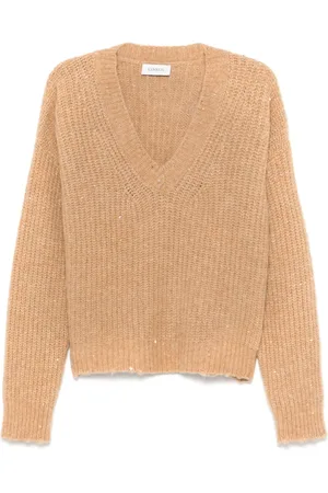 LANEUS Pull orné de sequins