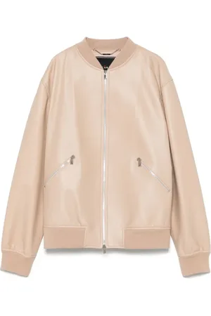 Kiton Veste bomber en cuir
