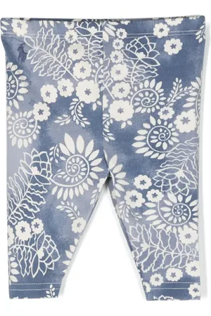 Ralph Lauren Legging en coton stretch à imprimé végétal