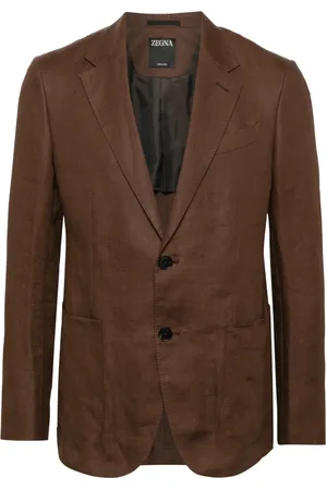 Ermenegildo Zegna Blazer à revers crantés