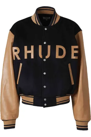 Rhude Veste bomber à logo appliqué
