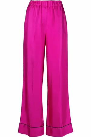 BLANCA Pantalon ample en effet satiné