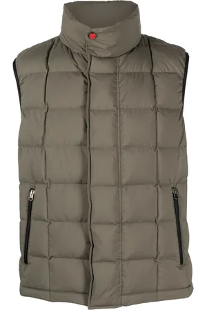 Kiton Gilet matelassé à fermeture zippée