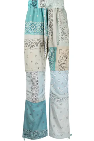 READYMADE Pantalon droit à imprimé bandana