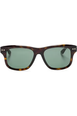 Montblanc Lunettes de soleil à effet écailles de tortue