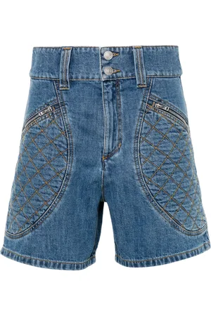 Isabel Marant Short en jean Candice à taille haute