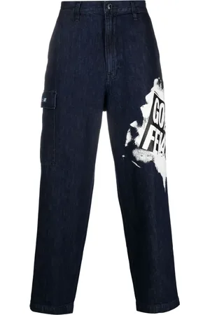 Wtaps Pantalon en coton à logo imprimé