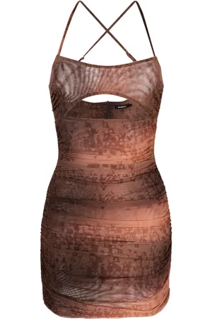 MISBHV Robe courte à fronces