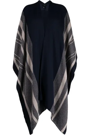 Voz Poncho en alpaga à rayures
