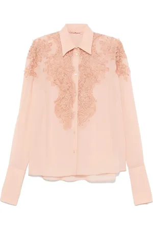 ERMANNO SCERVINO Chemise à empiècements en dentelle