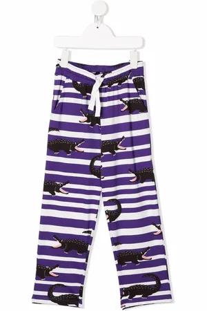 Mini Rodini Pantalon à imprimé crocodiles
