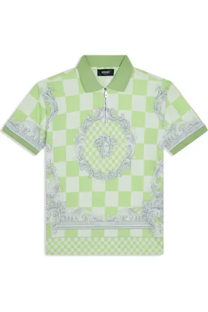 VERSACE Polo à imprimé Medusa Contrasto