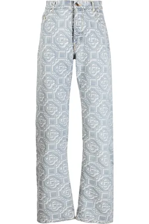 Casablanca Jean droit à motif monogrammé
