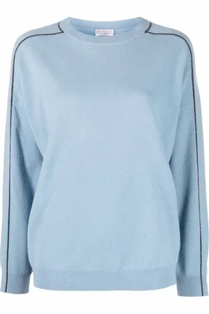 Brunello Cucinelli Pull à ornements métalliques