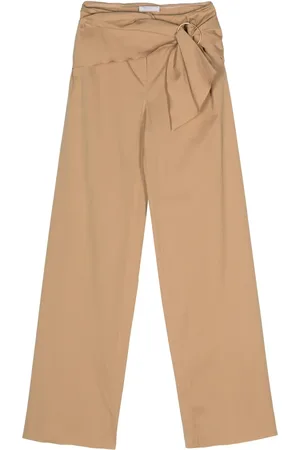 Prada Pantalon ceinturé à coupe droite (années 1990)