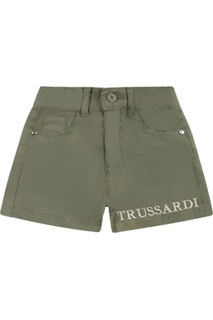 Trussardi Short à logo brodé