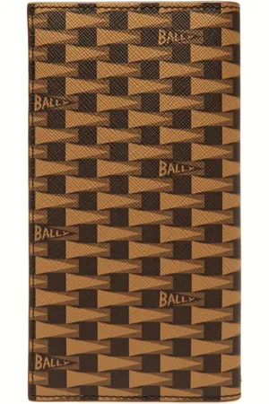 Bally Portefeuille pliant à motif monogrammé