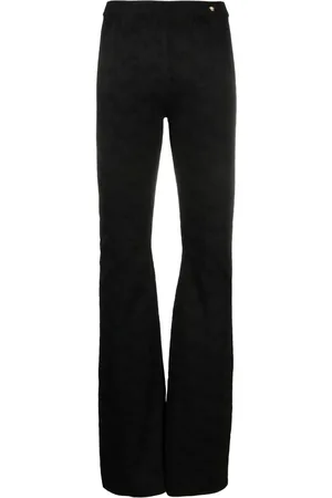 VERSACE Pantalon évasé à motif Greca en jacquard