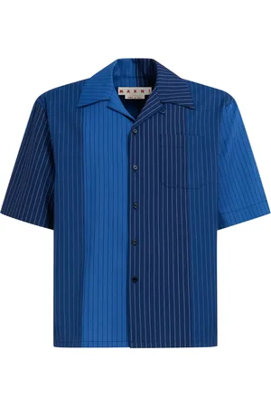 Marni Chemise en laine vierge à rayures