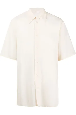 Jil Sander Chemise en coton à effet de transparence