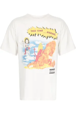 SAINT MXXXXXX T-shirt en coton à imprimé graphique