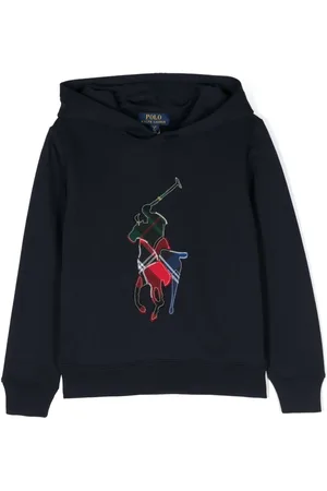 Ralph Lauren Hoodie en coton mélangé à logo brodé