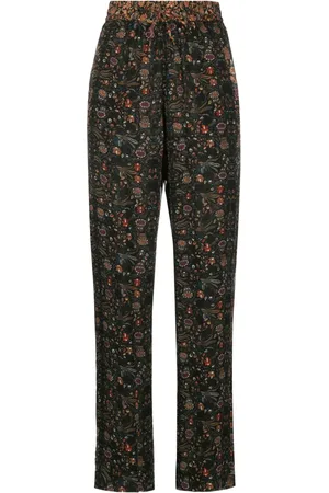 Isabel Marant Pantalon en soie Ozio à fleurs