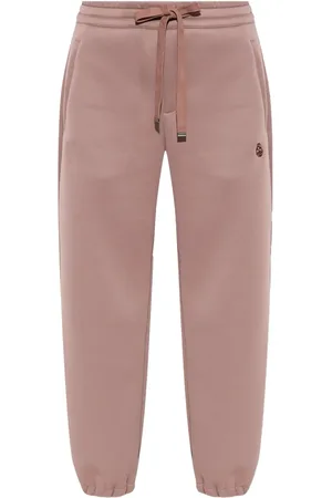 Alexander McQueen Pantalon de jogging à logo brodé