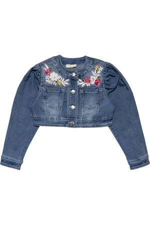 MONNALISA Veste à appliqué fleur