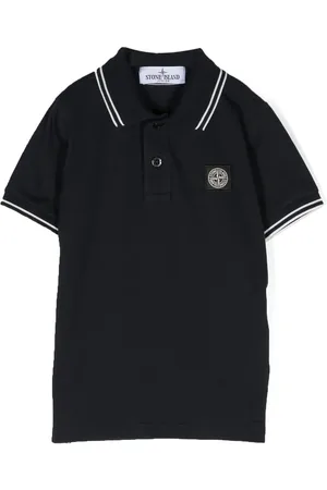 Stone Island Polo à patch Compass